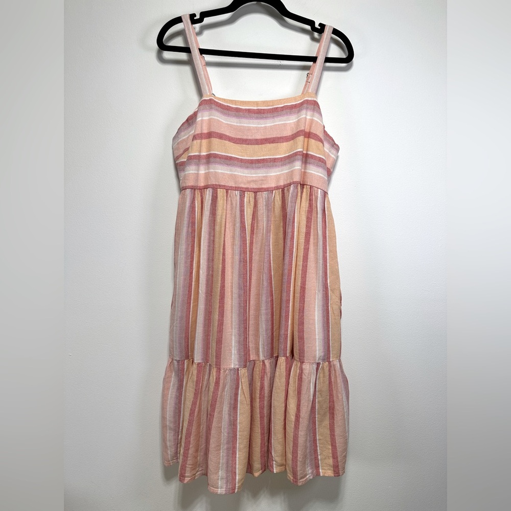 Striped Pink and Cream Sundress